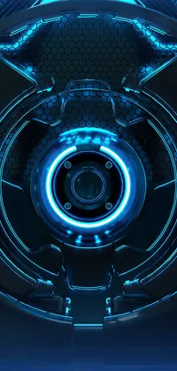Neon Robot Live Wallpaper