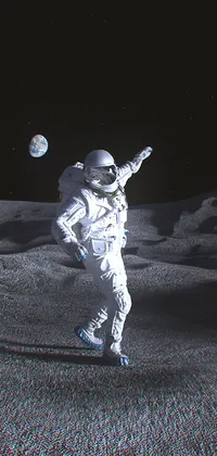 Astronaut Dance Live Wallpaper