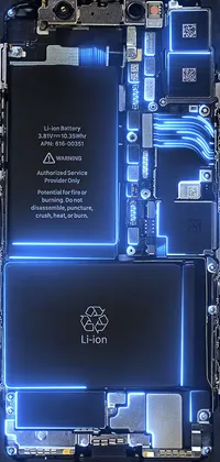 Blue X Ray Live Wallpaper