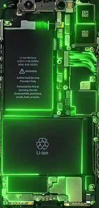 Green X Ray Live Wallpaper