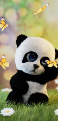 Cute Panda Moving Live Wallpaper