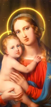 Holy Mary Live Wallpaper
