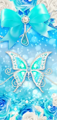 Diamond Butterfly Live Wallpaper