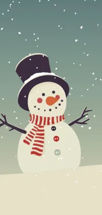 Snowman Live Wallpaper