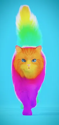 Rainbow Cat Live Wallpaper