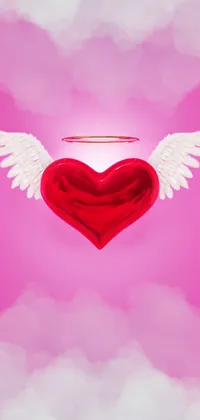 Angels Heart Valentine's Day Live Wallpaper