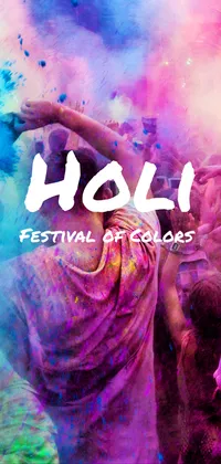 Holi Festival Colors Live Wallpaper