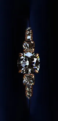Black Velvet Diamond Ring Live Wallpaper