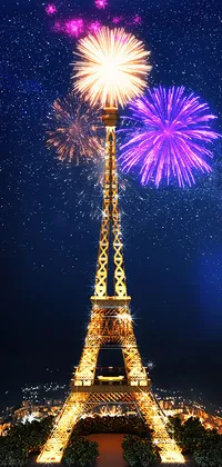 New Year Paris Live Wallpaper