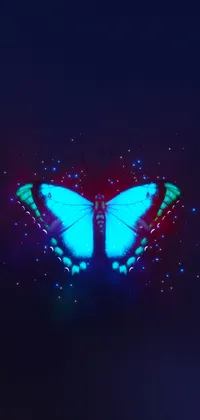 Glowing Butterfly Live Wallpaper