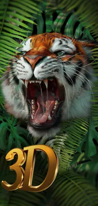 3D Angry Tiger Live Wallpaper