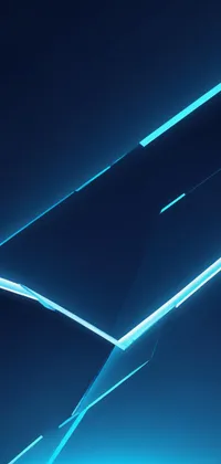 Azure Rectangle Font Live Wallpaper