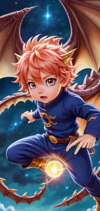 Cute Devil Boy Anime Live Wallpaper