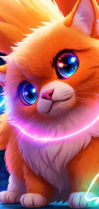 Cute Furry Animal Closeup Anime Live Wallpaper