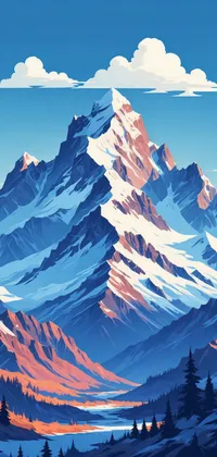 Cloud Sky Mountain Live Wallpaper