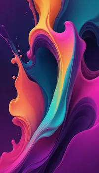 Colorfulness Azure Purple Live Wallpaper