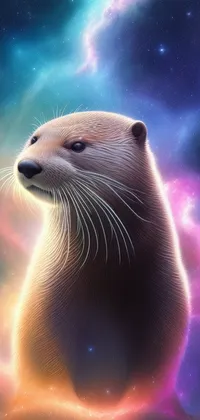 Cosmic Otter Live Wallpaper