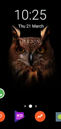 Dark Owl Live Wallpaper