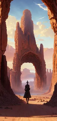 Fictional Desolated Desert World Live Wallpaper