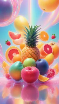 Food Light Pineapple Live Wallpaper