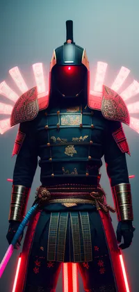 Futuristic Samurai Live Wallpaper