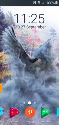 Ghost Eagle Live Wallpaper