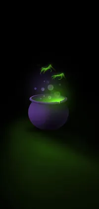 Halloween cauldron Live Wallpaper