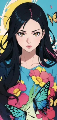 Head Flower Hairstyle Live Wallpaper