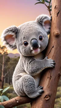 Head Koala Toy Live Wallpaper