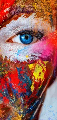 Holi Face Live Wallpaper