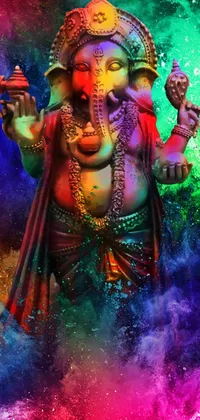 Holi Statue Live Wallpaper