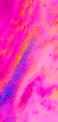 Ink Neon Pink Live Wallpaper