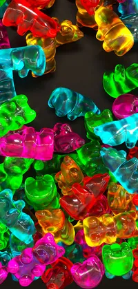 Jelly Bears Rain Live Wallpaper