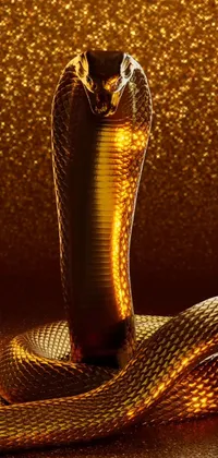 King Cobra Gold Live Wallpaper