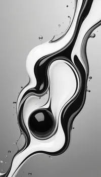 Liquid Font Art Live Wallpaper