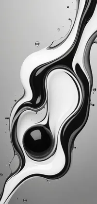 Liquid Font Art Live Wallpaper