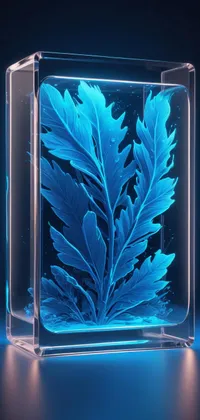 Liquid Rectangle Blue Live Wallpaper