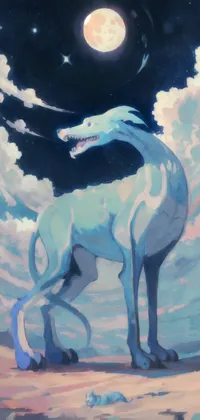 Mythical Creature Paint Painting Live Wallpaper