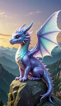 Mythical Creature Sky Azure Live Wallpaper