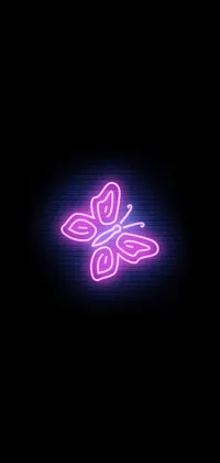 Neon butterfly Live Wallpaper
