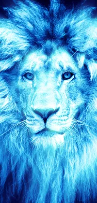 Neon Lion Live Wallpaper