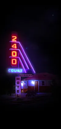 Neon motel Live Wallpaper