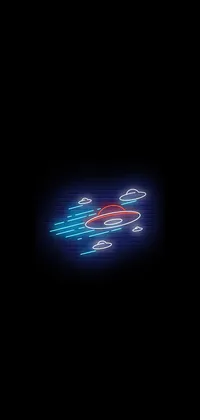 Neon spaceship Live Wallpaper