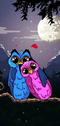 Owl Love Live Wallpaper