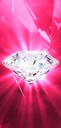 Pink Diamond Live Wallpaper