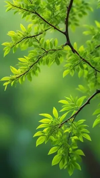 Plant Leaf Twig Live Wallpaper