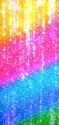 Rainbow Glitter Live Wallpaper
