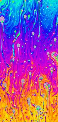 Rainbow Liquid Live Wallpaper