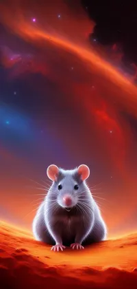 Rat on the Red Planet Live Wallpaper