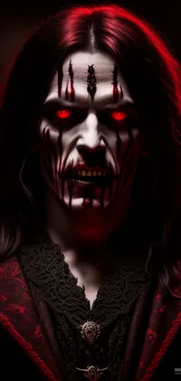 Red and Black Vampire Live Wallpaper